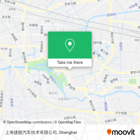 上海捷能汽车技术有限公司 map