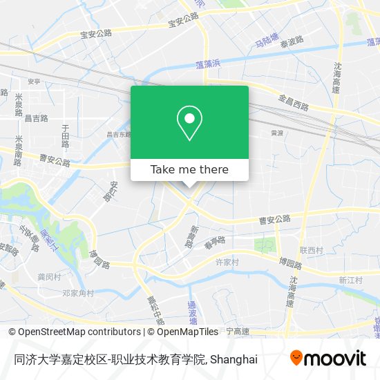 同济大学嘉定校区-职业技术教育学院 map