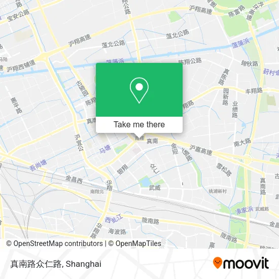 真南路众仁路 map
