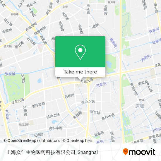 上海众仁生物医药科技有限公司 map