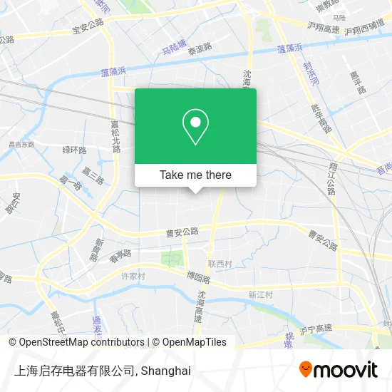 上海启存电器有限公司 map