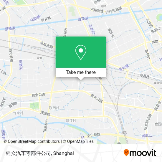 延众汽车零部件公司 map