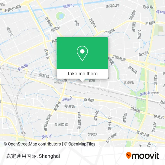 嘉定通用国际 map