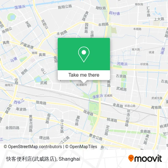 快客便利店(武威路店) map