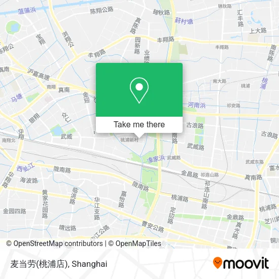 麦当劳(桃浦店) map