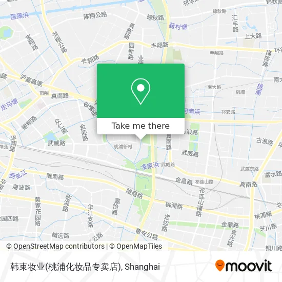 韩束妆业(桃浦化妆品专卖店) map