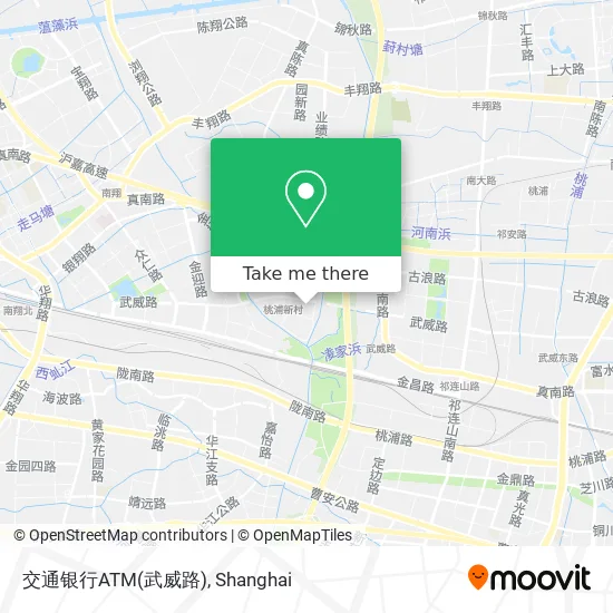 交通银行ATM(武威路) map