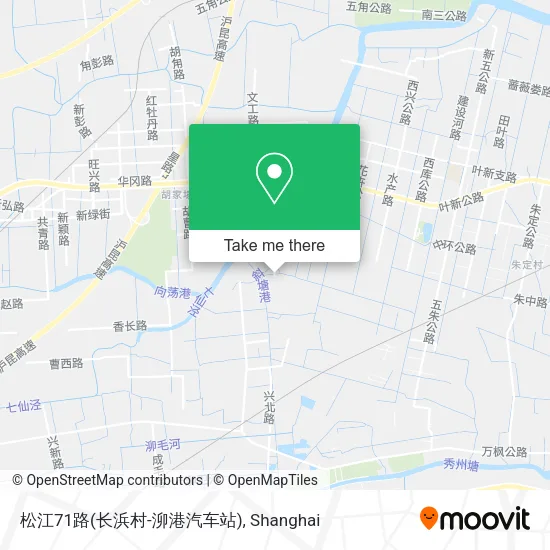 松江71路(长浜村-泖港汽车站) map