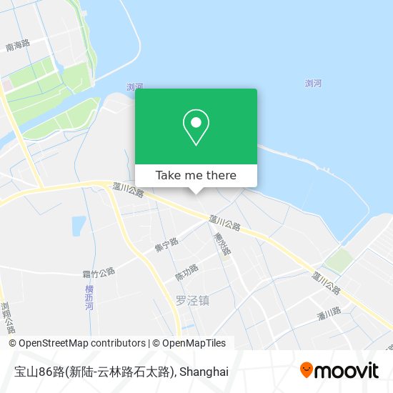 宝山86路(新陆-云林路石太路) map