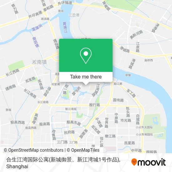 合生江湾国际公寓(新城御景、新江湾城1号作品) map