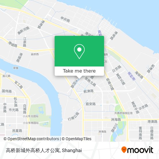 高桥新城外高桥人才公寓 map