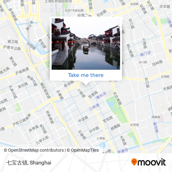 七宝古镇 map