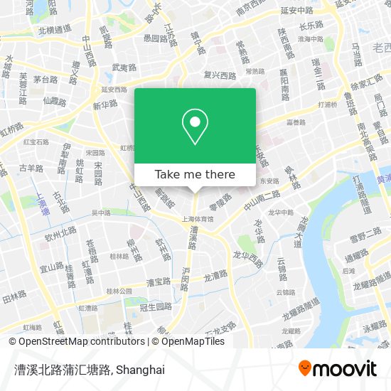 漕溪北路蒲汇塘路 map