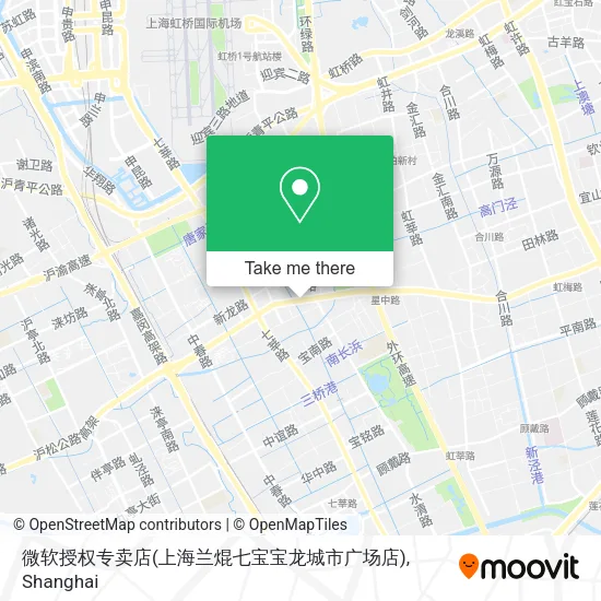 微软授权专卖店(上海兰焜七宝宝龙城市广场店) map