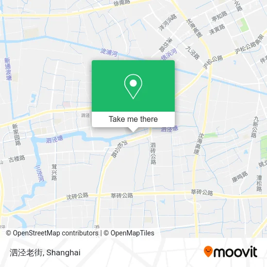 泗泾老街 map