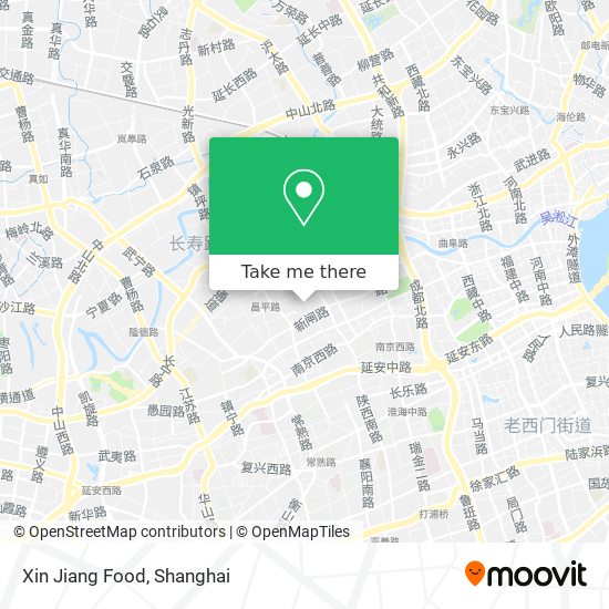 Xin Jiang Food map