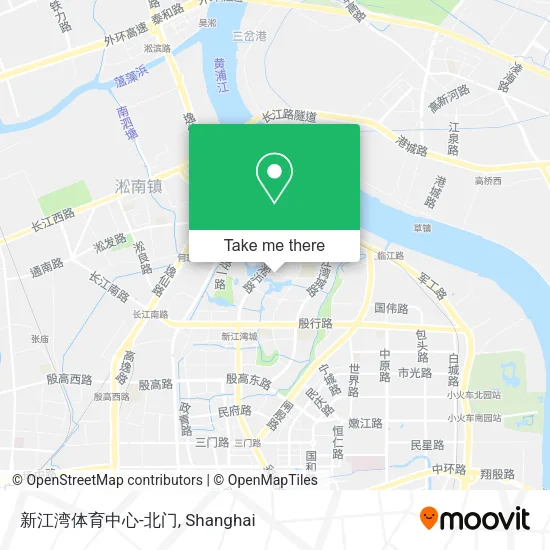 新江湾体育中心-北门 map