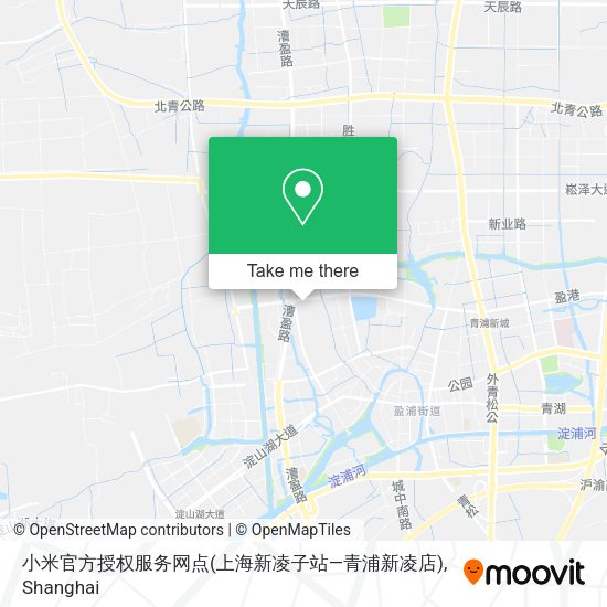 小米官方授权服务网点(上海新凌子站—青浦新凌店) map