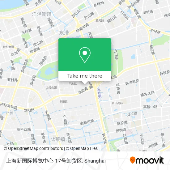 上海新国际博览中心-17号卸货区 map