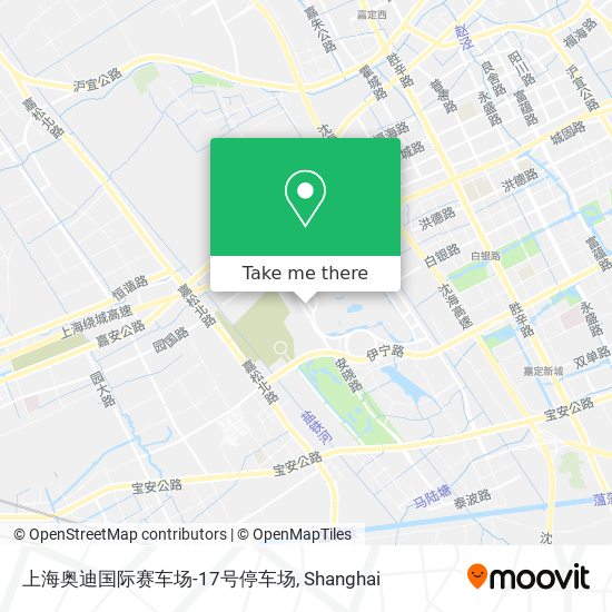 上海奥迪国际赛车场-17号停车场 map