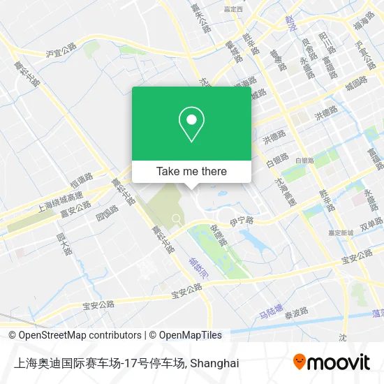 上海奥迪国际赛车场-17号停车场 map