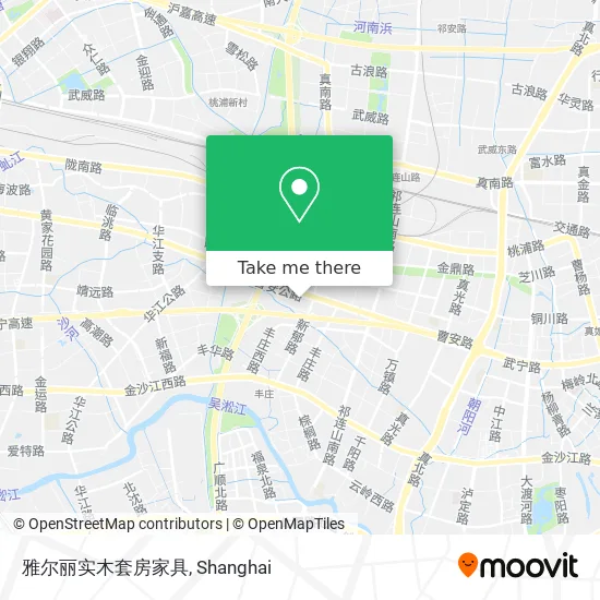 雅尔丽实木套房家具 map