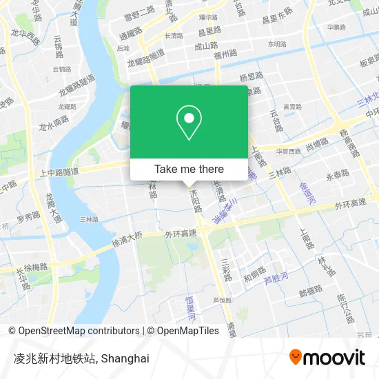 凌兆新村地铁站 map