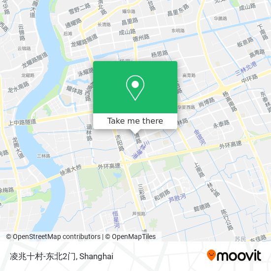 凌兆十村-东北2门 map
