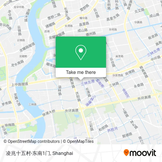 凌兆十五村-东南1门 map