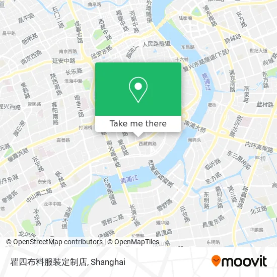 瞿四布料服装定制店 map