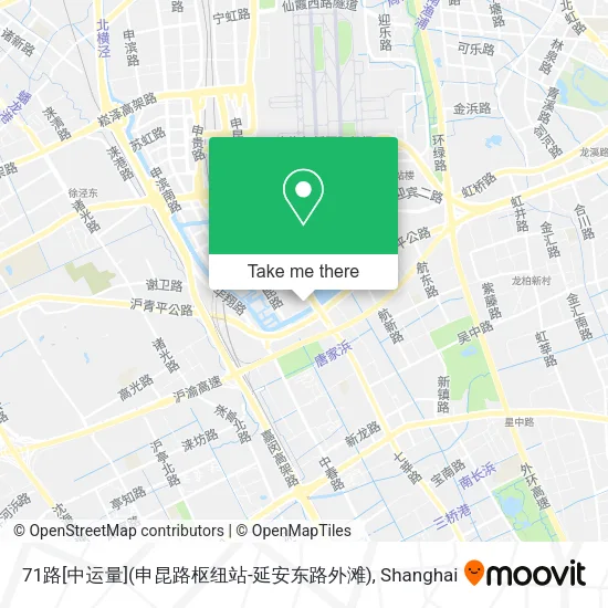71路[中运量](申昆路枢纽站-延安东路外滩) map