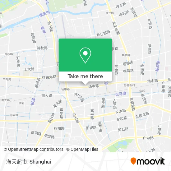 海天超市 map