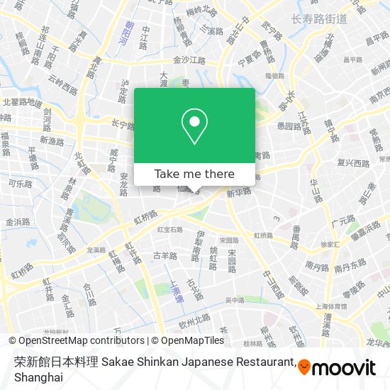 荣新館日本料理 Sakae Shinkan Japanese Restaurant map