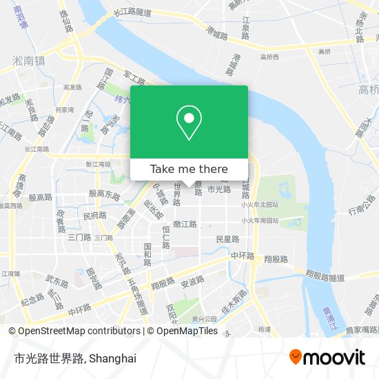 市光路世界路 map