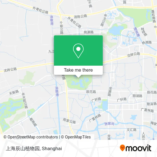 上海辰山植物园 map