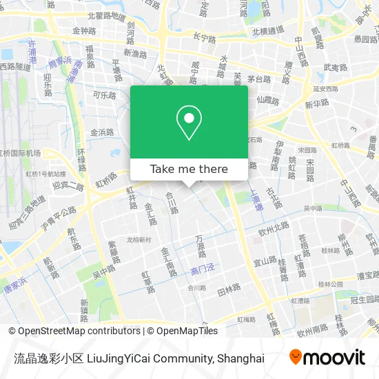 流晶逸彩小区 LiuJingYiCai Community map