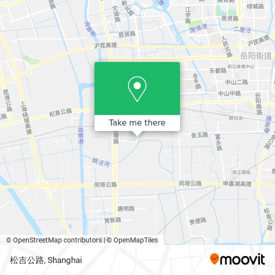 松吉公路 map