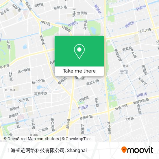上海睿迹网络科技有限公司 map