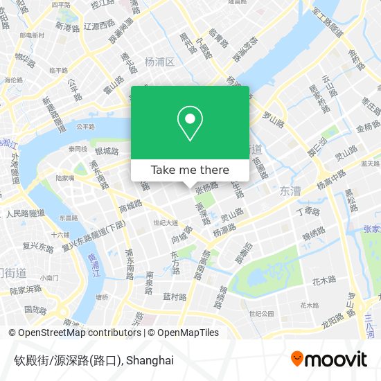 钦殿街/源深路(路口) map