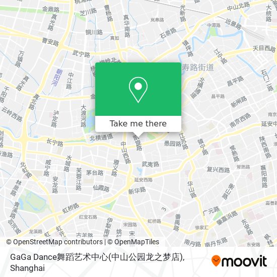 GaGa Dance舞蹈艺术中心(中山公园龙之梦店) map