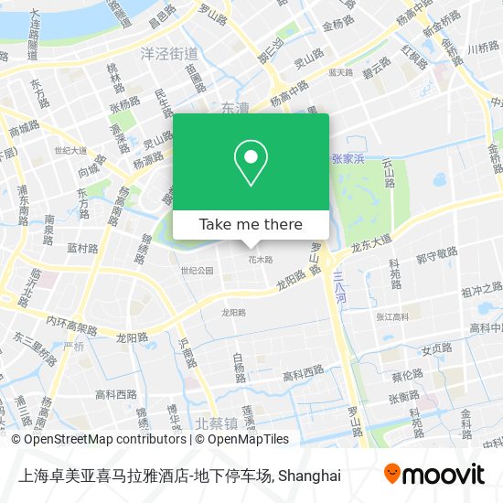 上海卓美亚喜马拉雅酒店-地下停车场 map