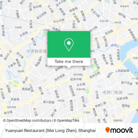 Yuanyuan Restaurant (Mei Long Zhen) map