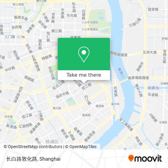 长白路敦化路 map