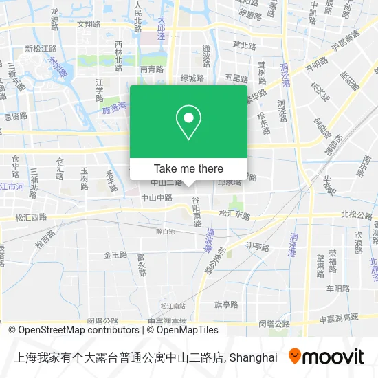 上海我家有个大露台普通公寓中山二路店 map