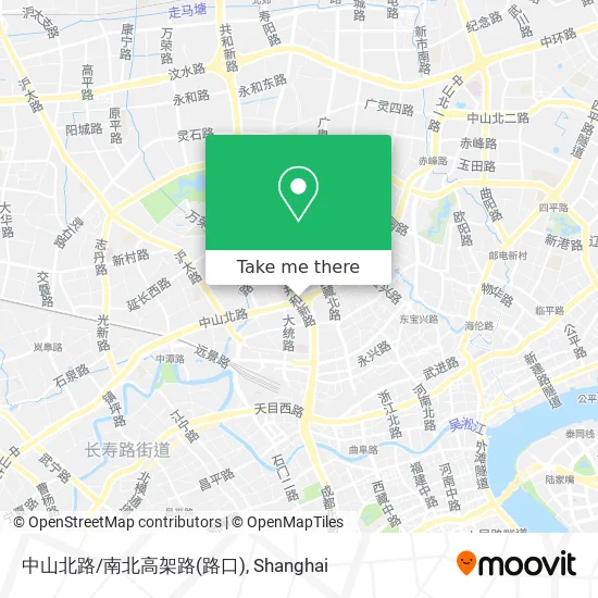 中山北路/南北高架路(路口) map