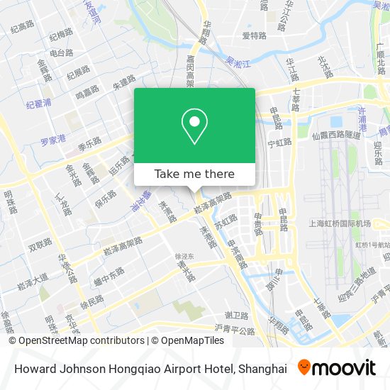 Howard Johnson Hongqiao Airport Hotel map