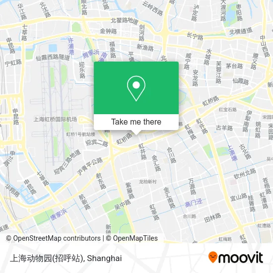上海动物园(招呼站) map