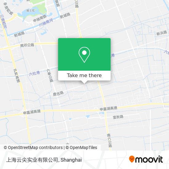 上海云尖实业有限公司 map