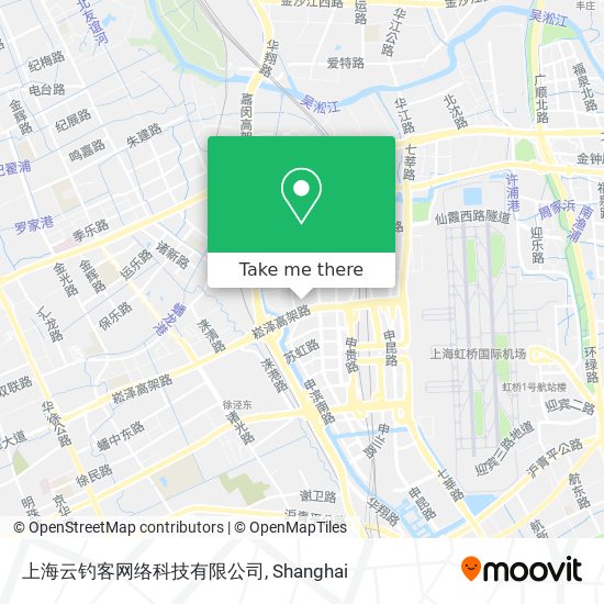 上海云钓客网络科技有限公司 map