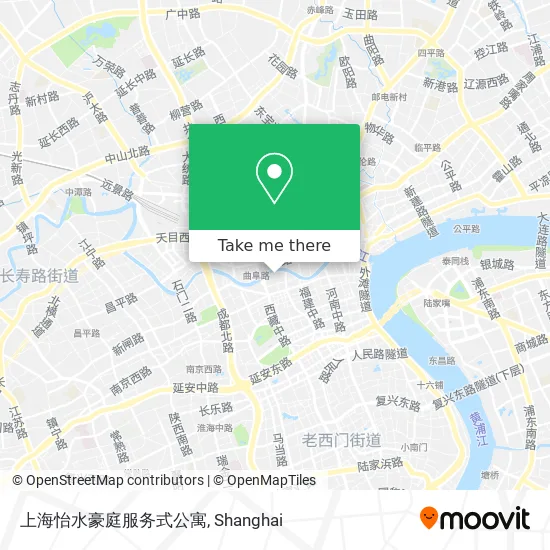 上海怡水豪庭服务式公寓 map